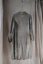 1930's France Chambray Round Collar Work Coat / 1930's 法國青年布圓領工作大衣