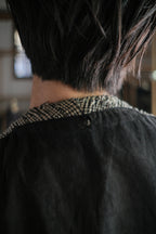 1940's French Wool Houndstooth Vest / 1940's 法國羊毛千鳥格背心