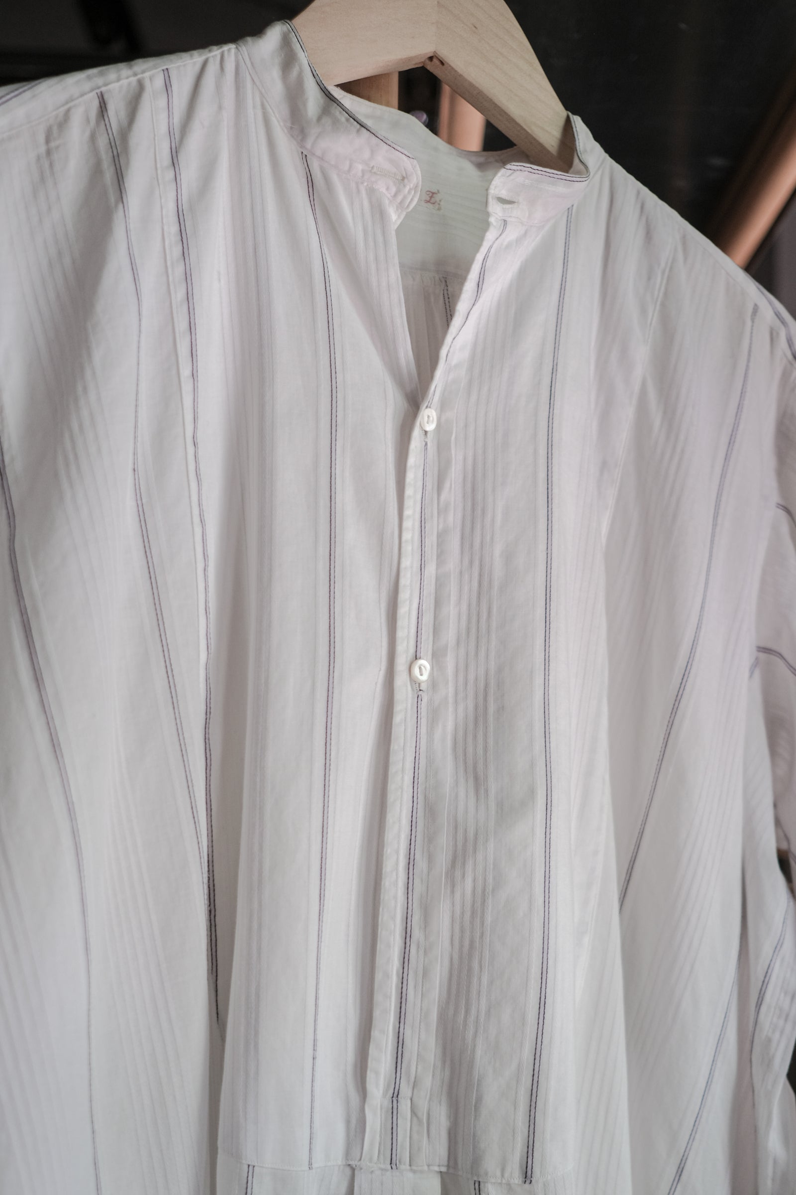 1930-1940's French Dress Shirt / 法國古著禮服襯衫