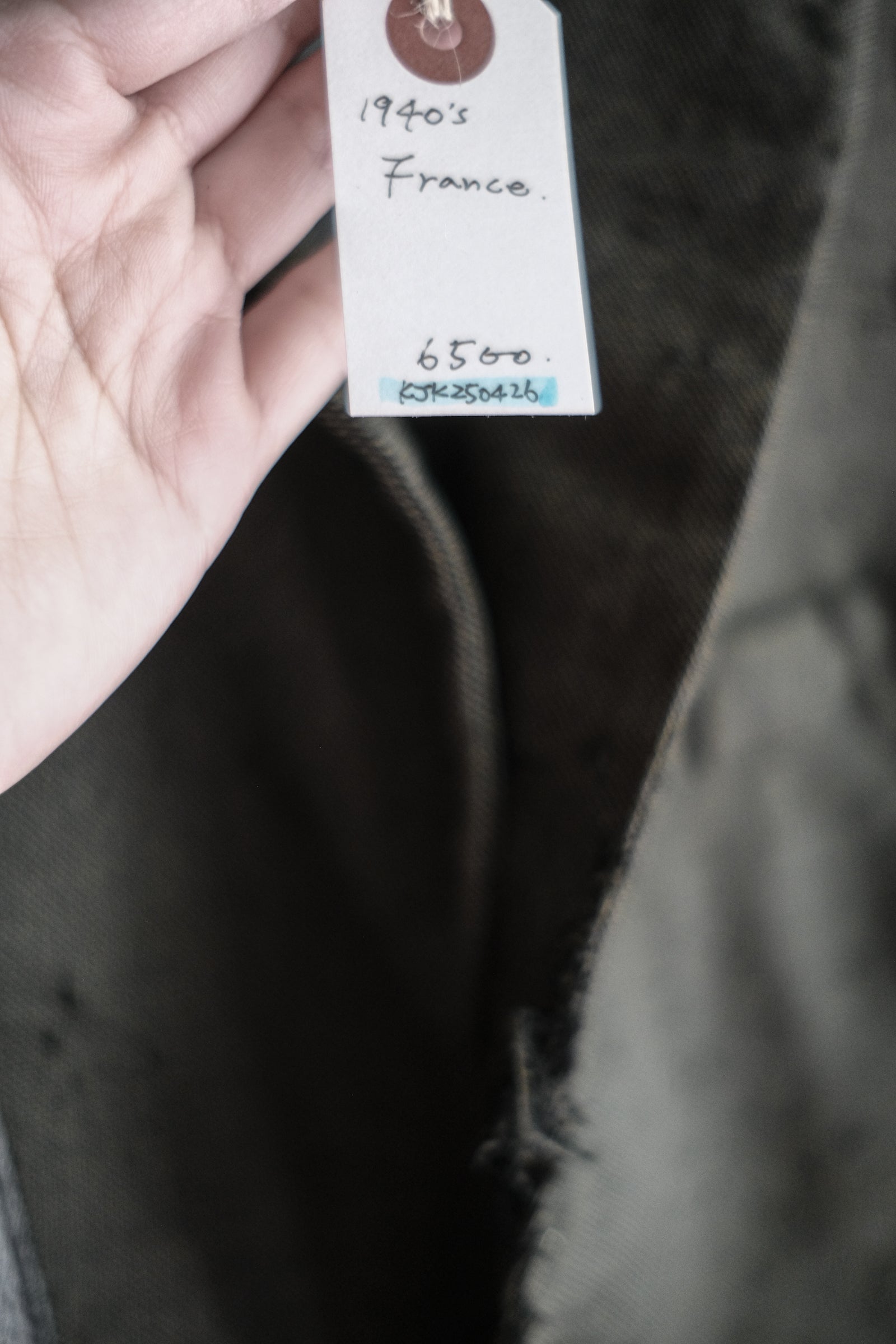 1940’s France Wool Suit Jacket / 法國古著羊毛西裝外套