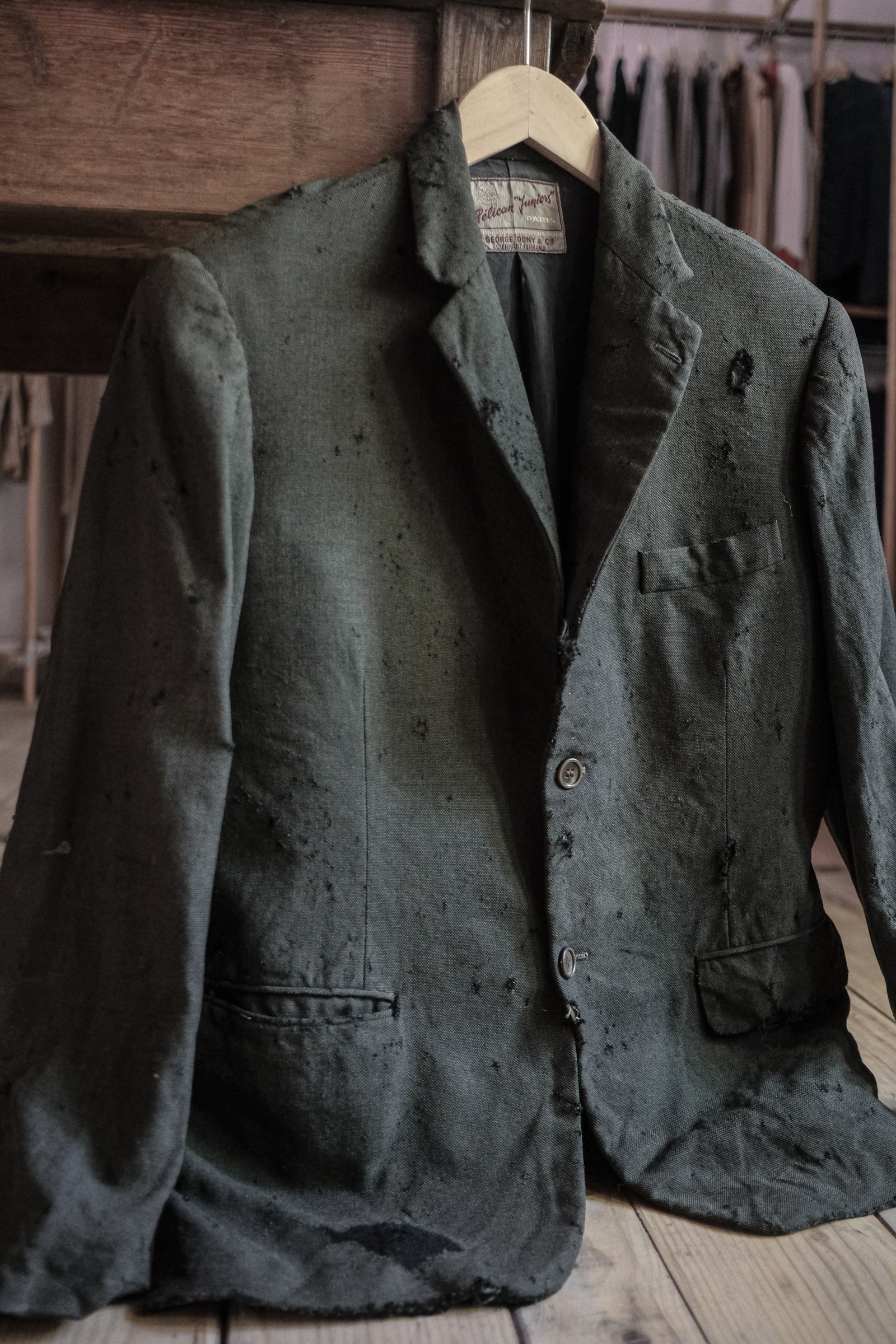 1940’s France Wool Suit Jacket / 法國古著羊毛西裝外套