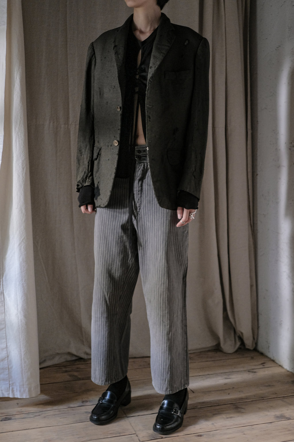 1940’s France Wool Suit Jacket / 法國古著羊毛西裝外套
