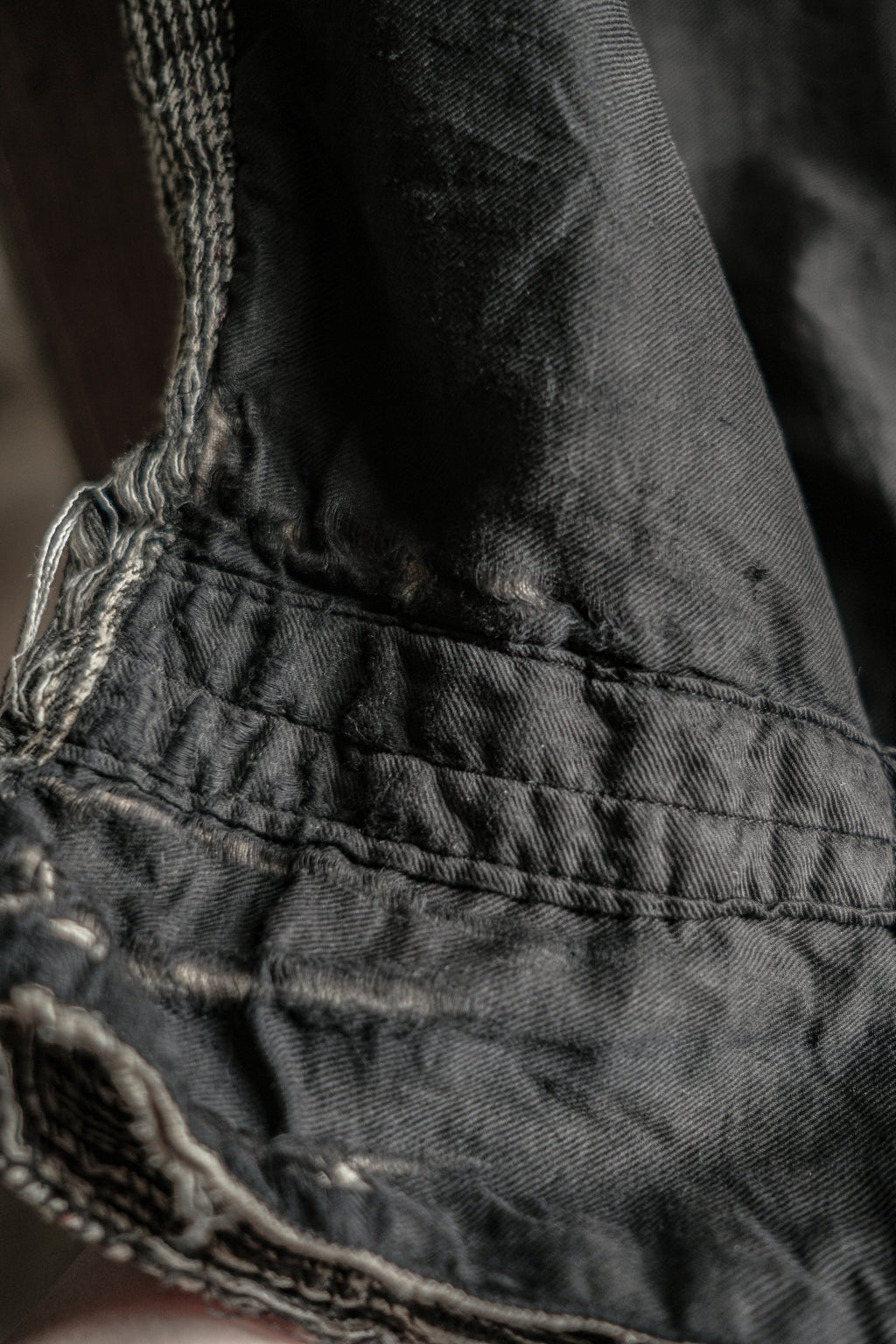 1940's French Wool Houndstooth Vest / 1940's 法國羊毛千鳥格背心