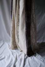 1980's Algo Halter Lace Dress / 繞脖蕾絲拼接感洋裝