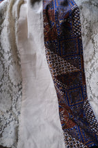1980's Algo Halter Lace Dress / 繞脖蕾絲拼接感洋裝