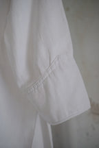 1930's French Cotton Pique Sport Shirt / Vintage French Cotton Pique Sport Shirt