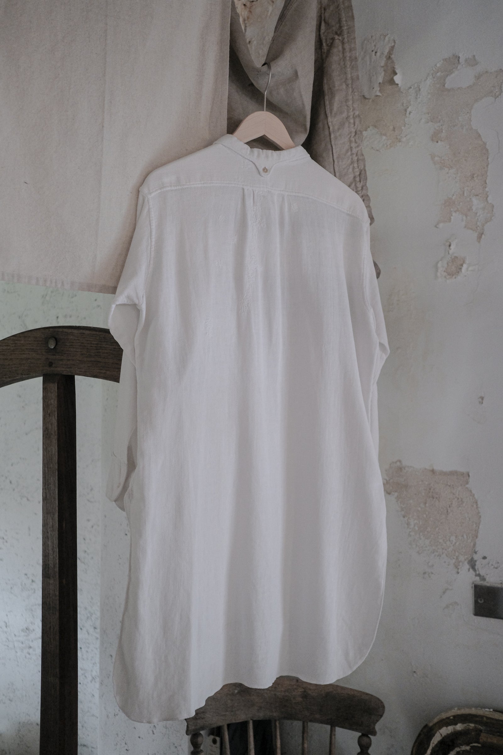 1930's French Cotton Pique Sport Shirt / 古著法國魚鱗布運動衫