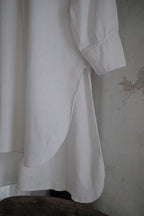 1930's French Cotton Pique Sport Shirt / Vintage French Cotton Pique Sport Shirt