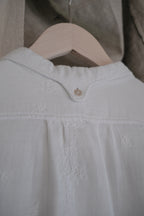1930's French Cotton Pique Sport Shirt / Vintage French Cotton Pique Sport Shirt