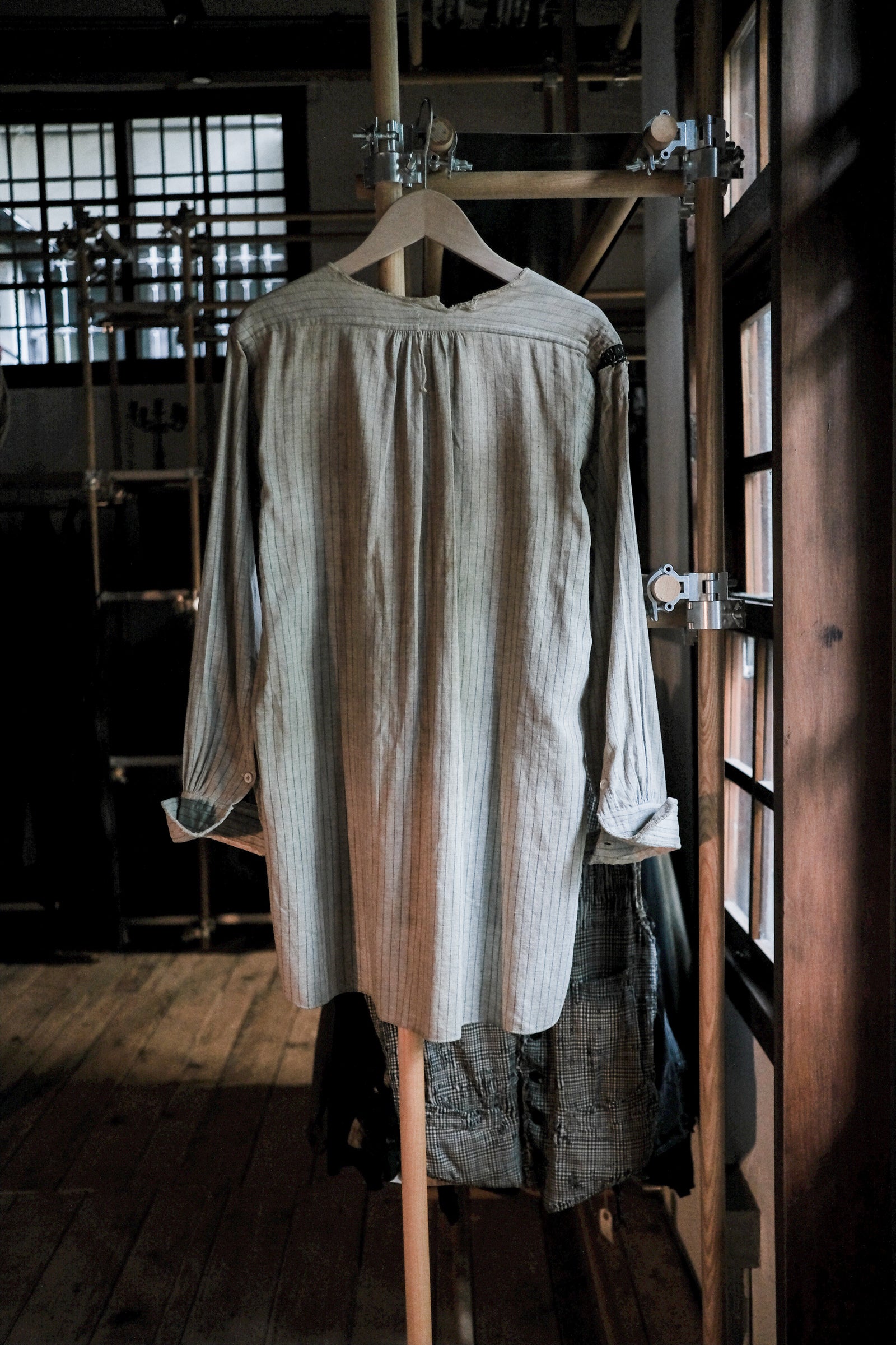 1930's Japan Work Shirt / 日本古著直紋工作衫