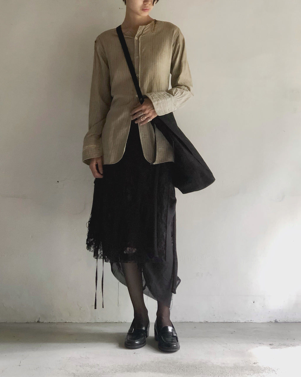1930's Japan Work Shirt / 日本古著直紋工作衫