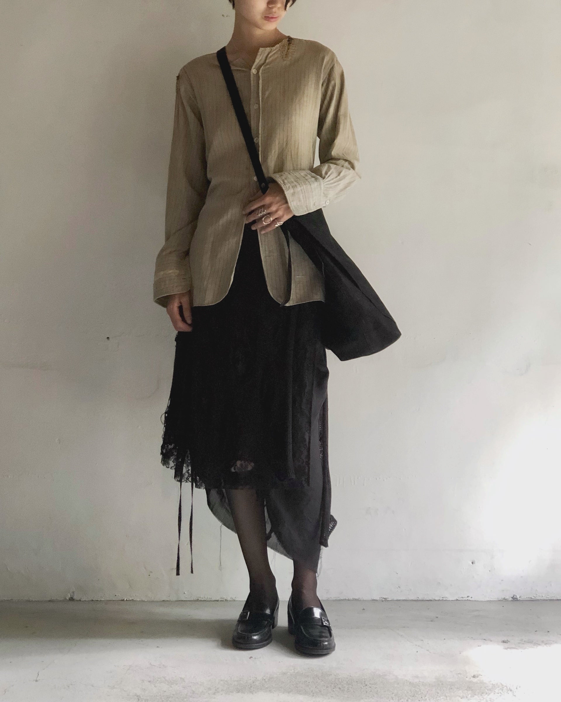 1930's Japan Work Shirt / 日本古著直紋工作衫