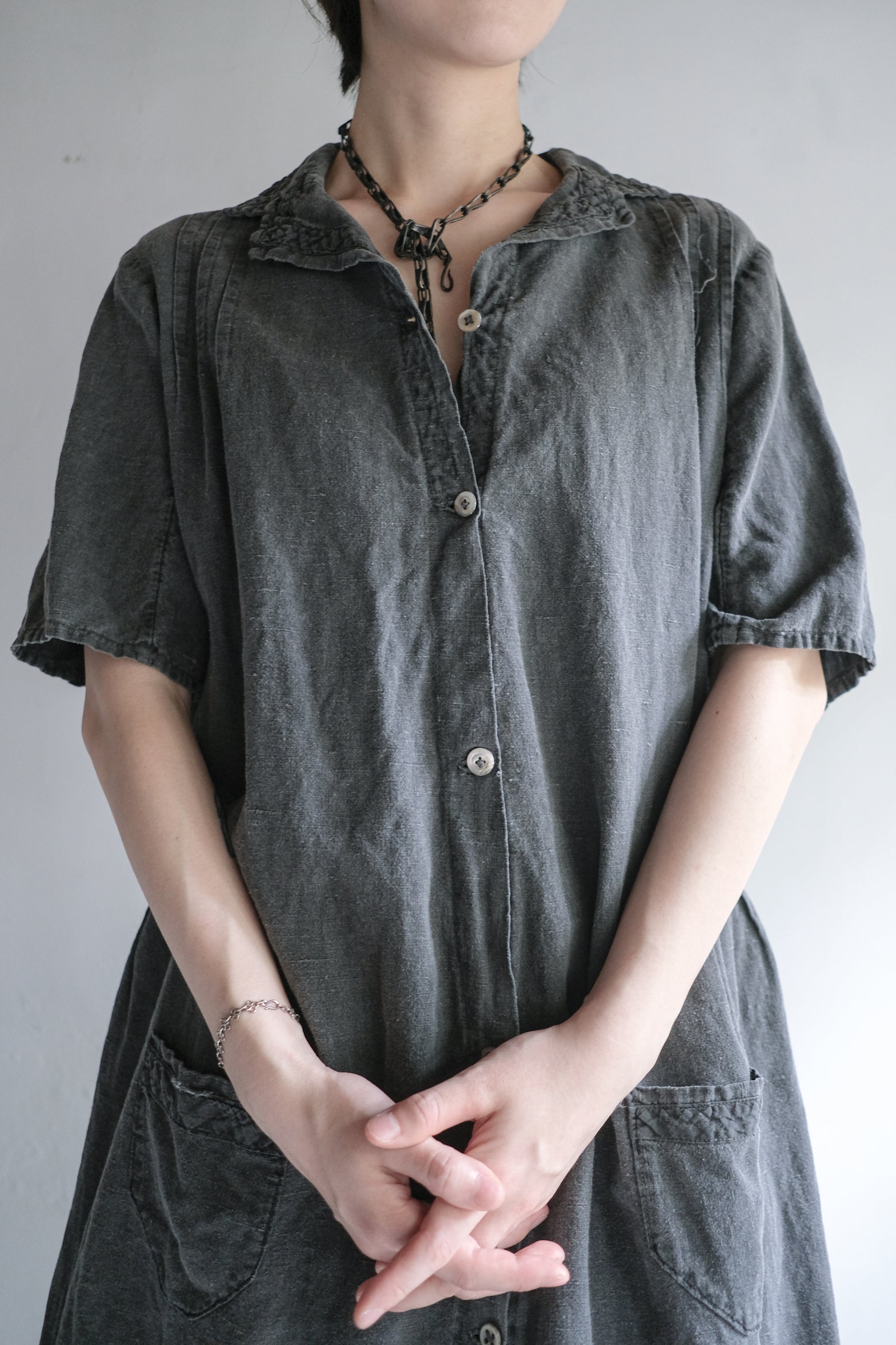 "Rework" Europe Work Dress Over Dyed