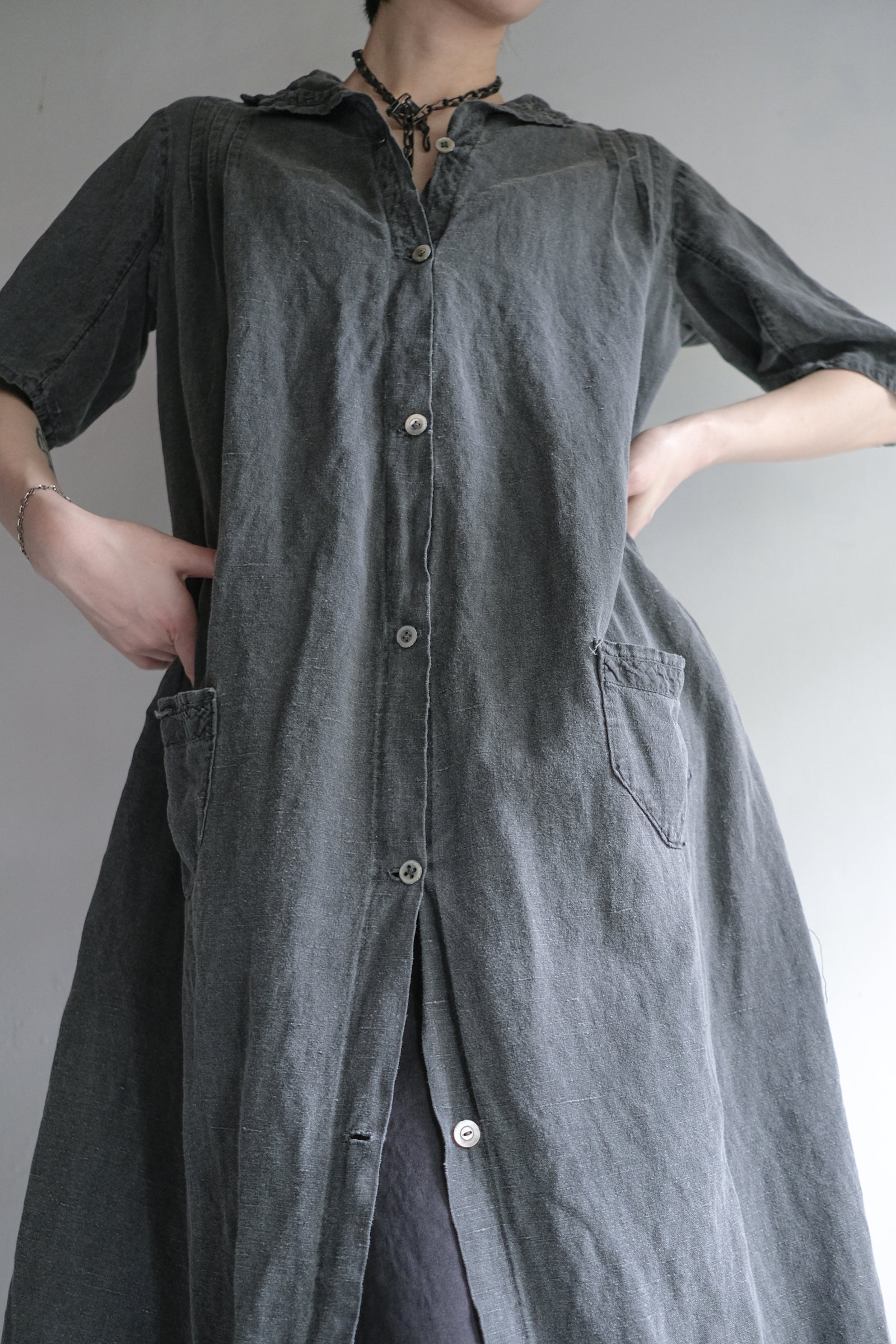 "Rework" Europe Work Dress Over Dyed