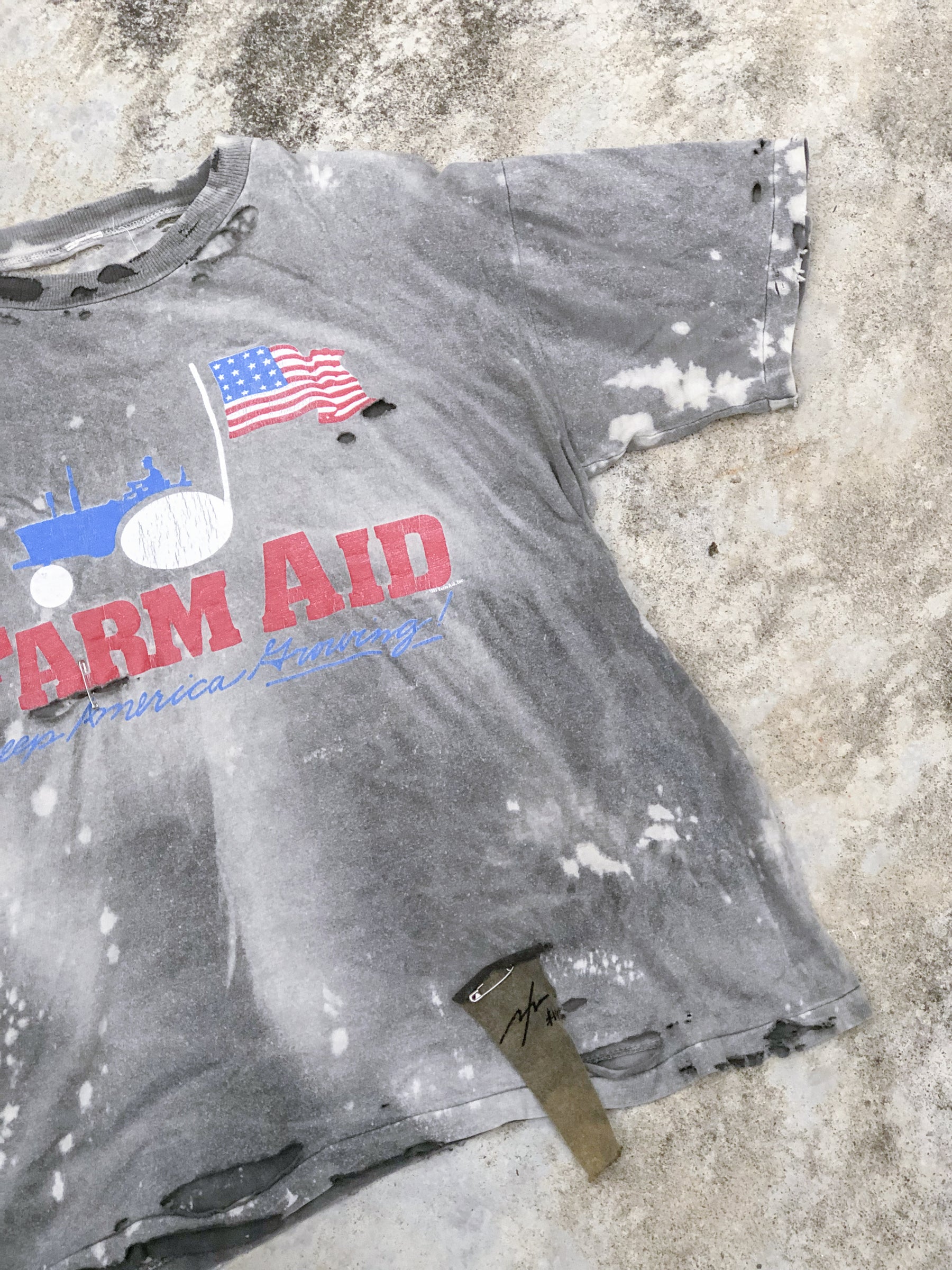 "𝒁/𝑵.𝑳" Rework Vintage Trashed Tee
