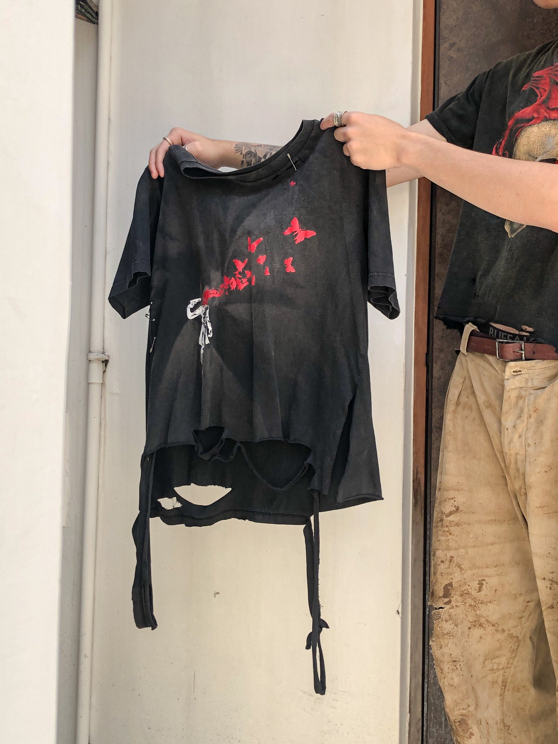 "𝒁/𝑵.𝑳" Rework Vintage Trashed Tee