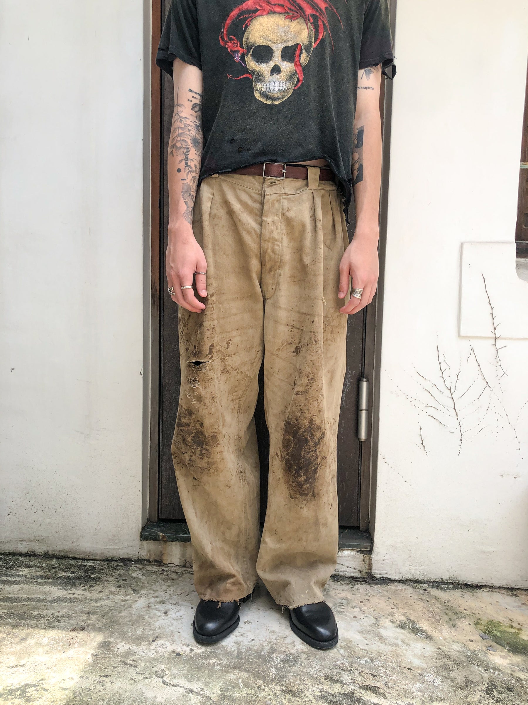 1950's French Army M-52 Chino Pants
