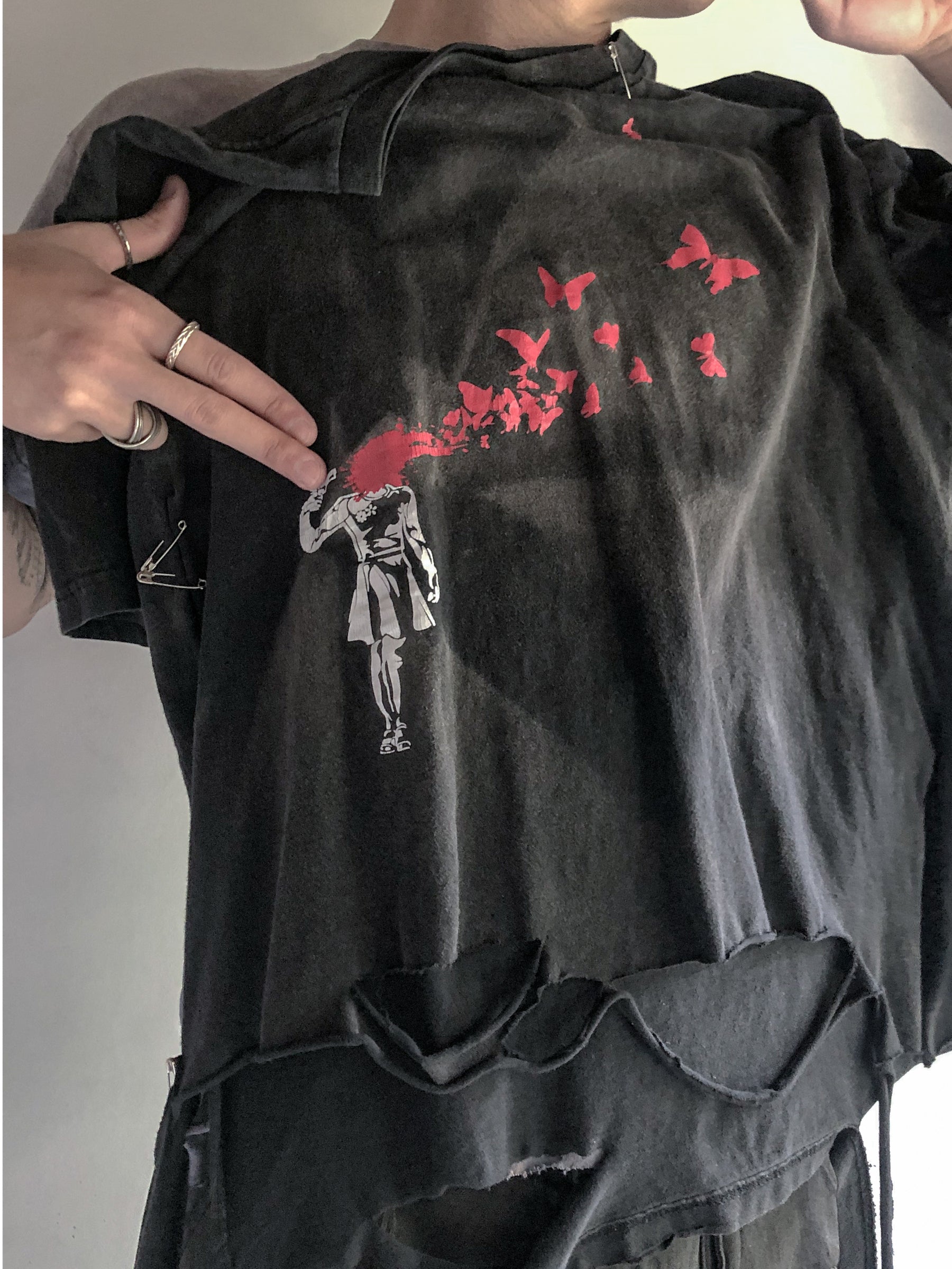"𝒁/𝑵.𝑳" Rework Vintage Trashed Tee