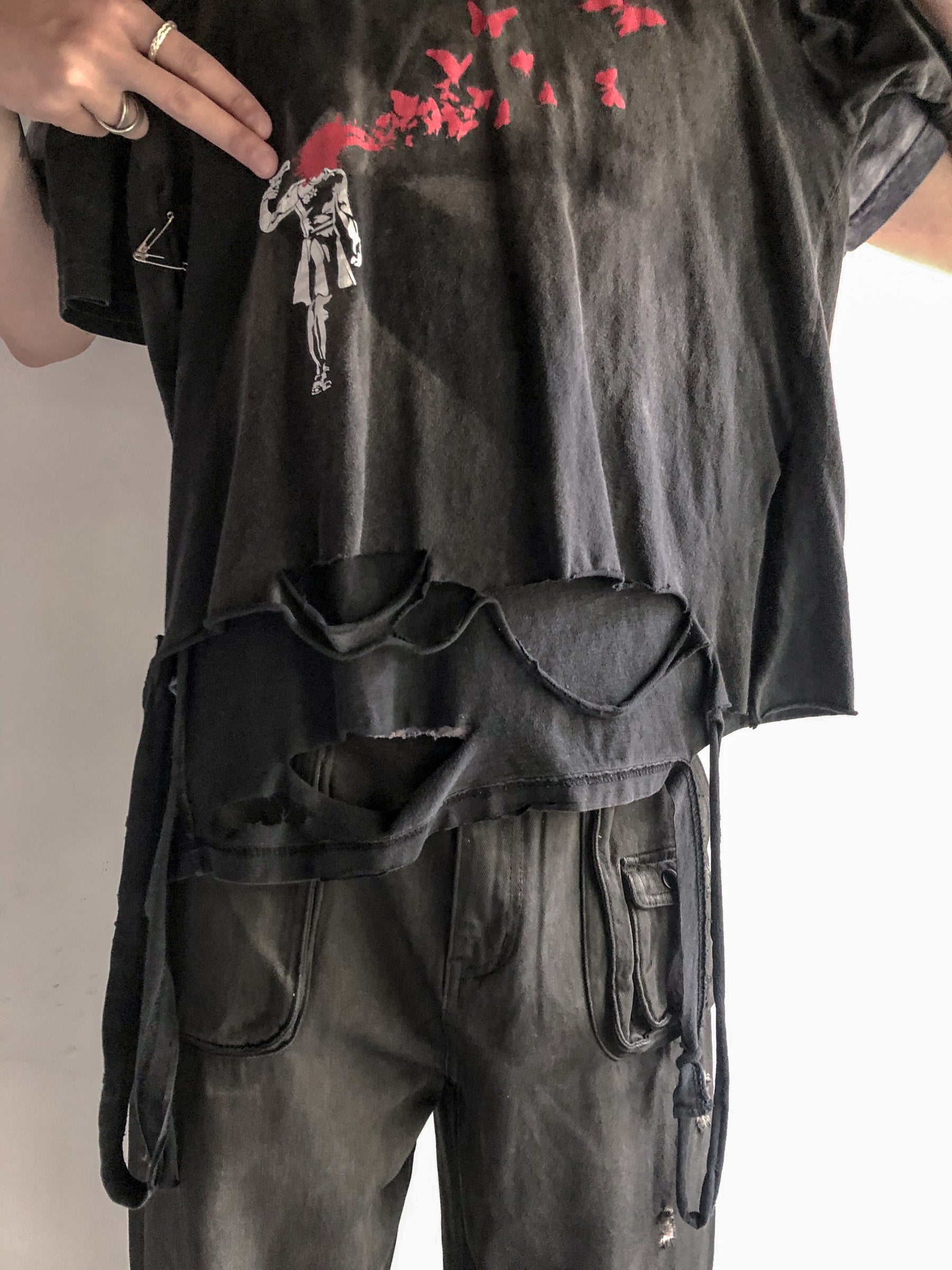 "𝒁/𝑵.𝑳" Rework Vintage Trashed Tee