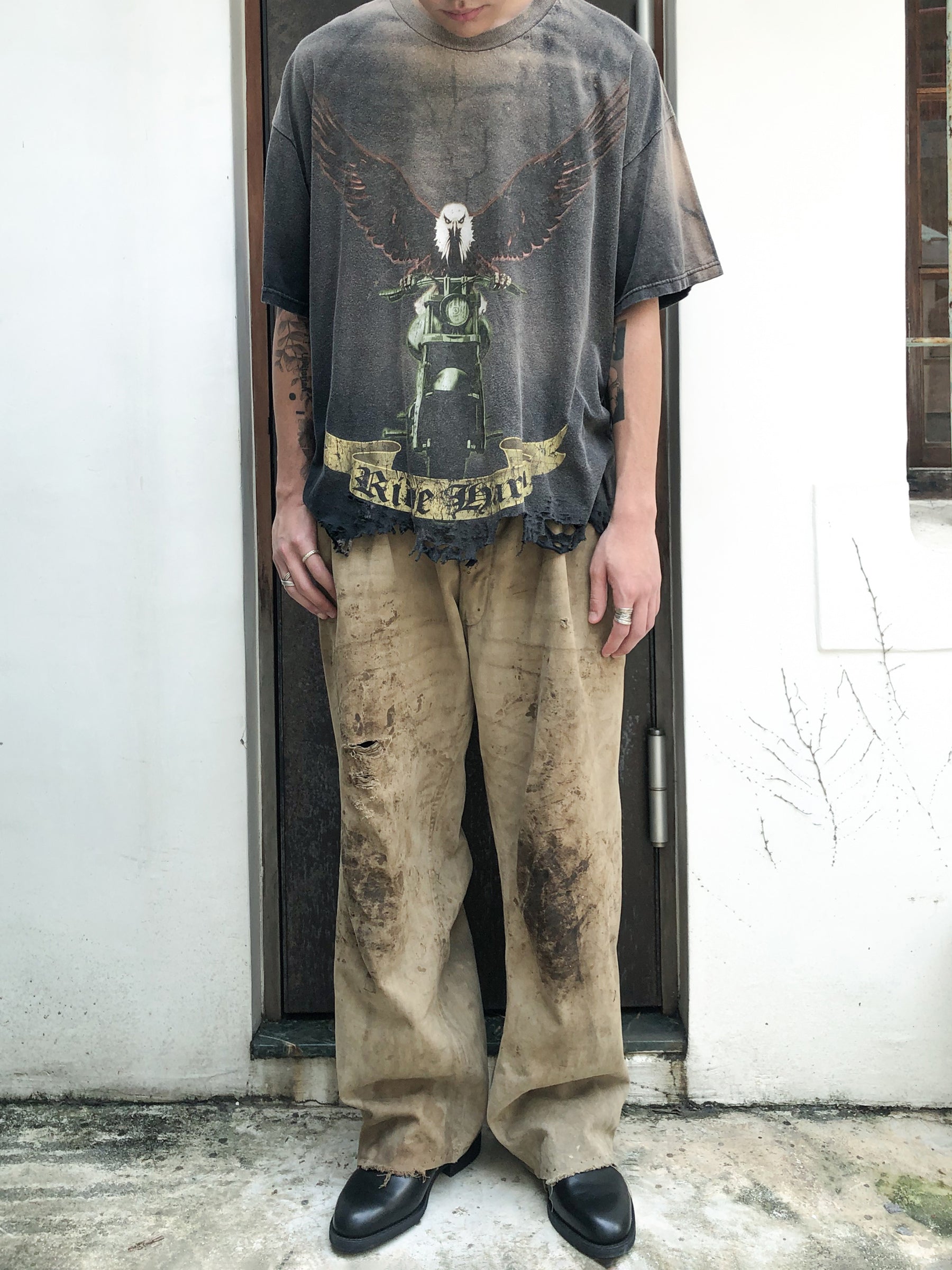 "𝒁/𝑵.𝑳" Rework Vintage Trashed Tee