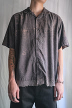 "𝒁/𝑵.𝑳" Rework Vintage Shirt/ Botanical Overdyed