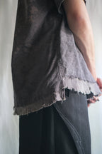 "𝒁/𝑵.𝑳" Rework Vintage Shirt/ Botanical Overdyed