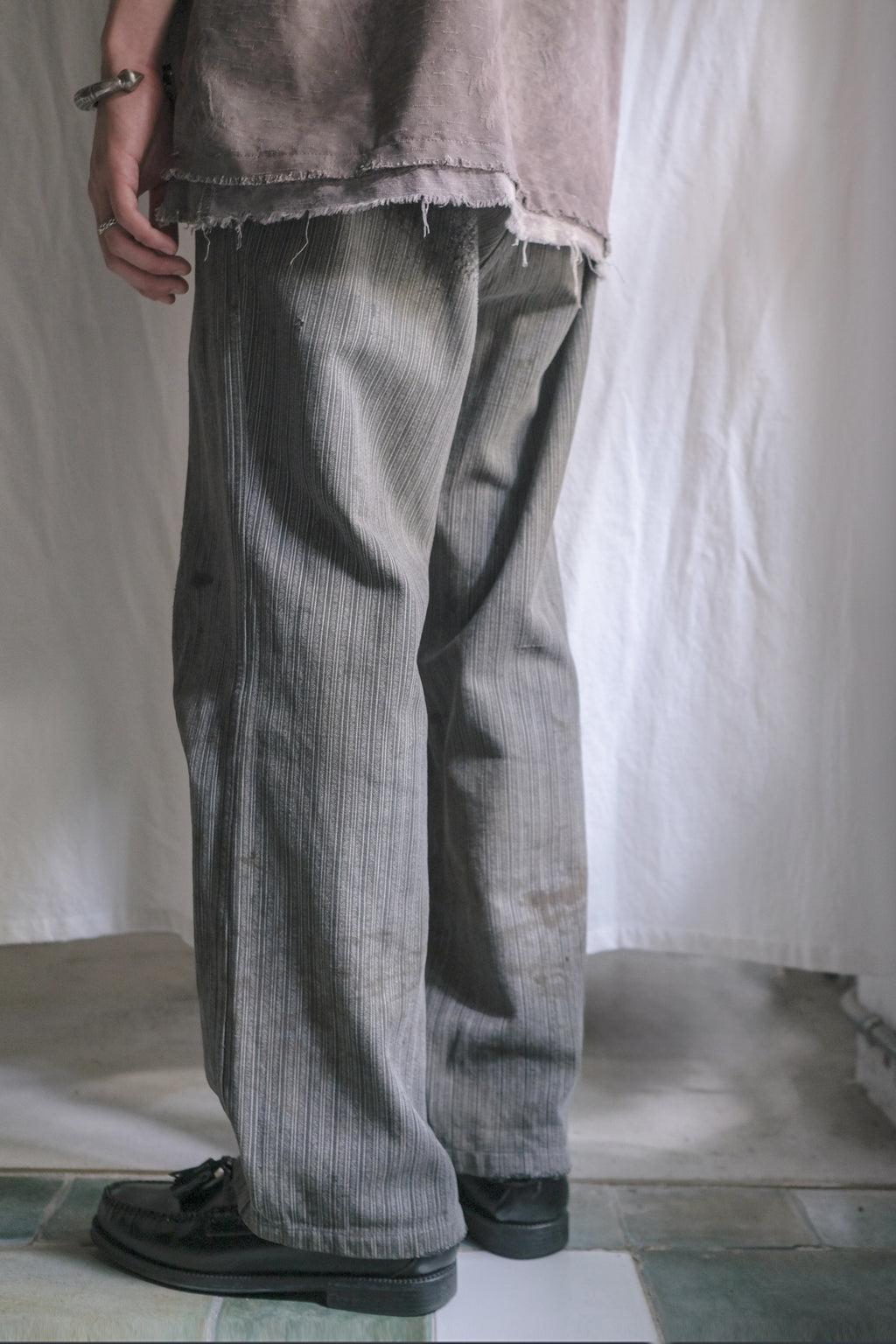 1950's "Le Maitre"French Stripe Work Trousers  / "Le Maitre"法國工作褲