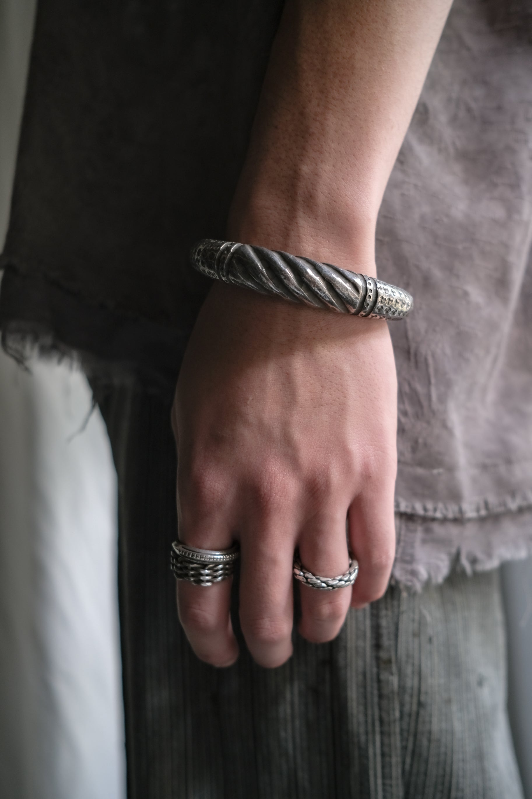 Ethnic Handcrafted Silver Ring _ WO ⅩⅣ