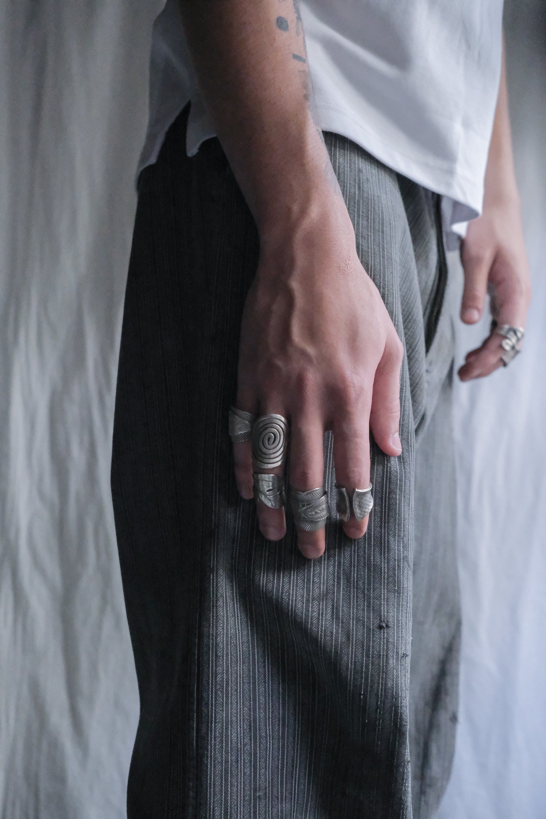Ethnic Handcrafted Silver Ring _ WA II