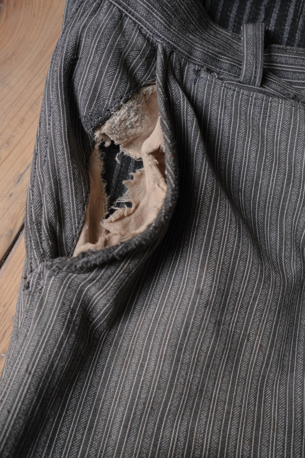 1950's "Le Maitre"French Stripe Work Trousers  / "Le Maitre"法國工作褲