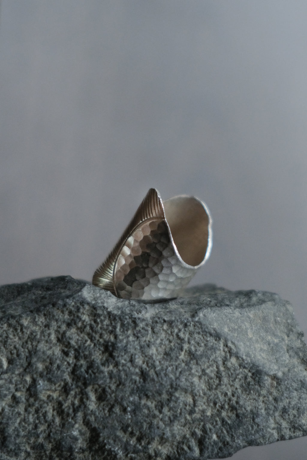 Ethnic Handcrafted Silver Ring _ WA ⅩⅢ