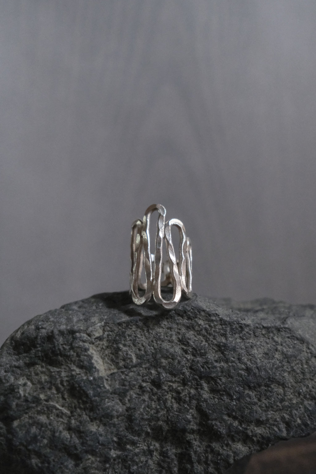 Ethnic Handcrafted Silver Ring _ WA ⅩⅤ