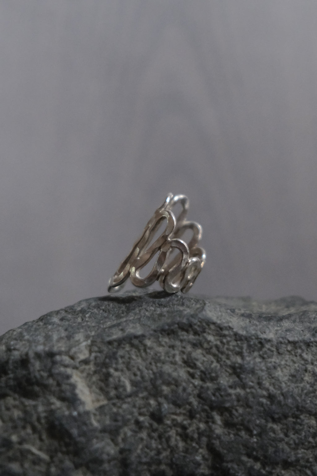 Ethnic Handcrafted Silver Ring _ WA ⅩⅤ