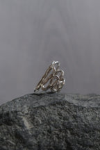 Ethnic Handcrafted Silver Ring _ WA ⅩⅤ