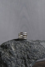 Ethnic Handcrafted Silver Ring _ WA ⅩⅥ