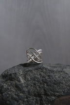 Ethnic Handcrafted Silver Ring _ WA ⅩⅦ