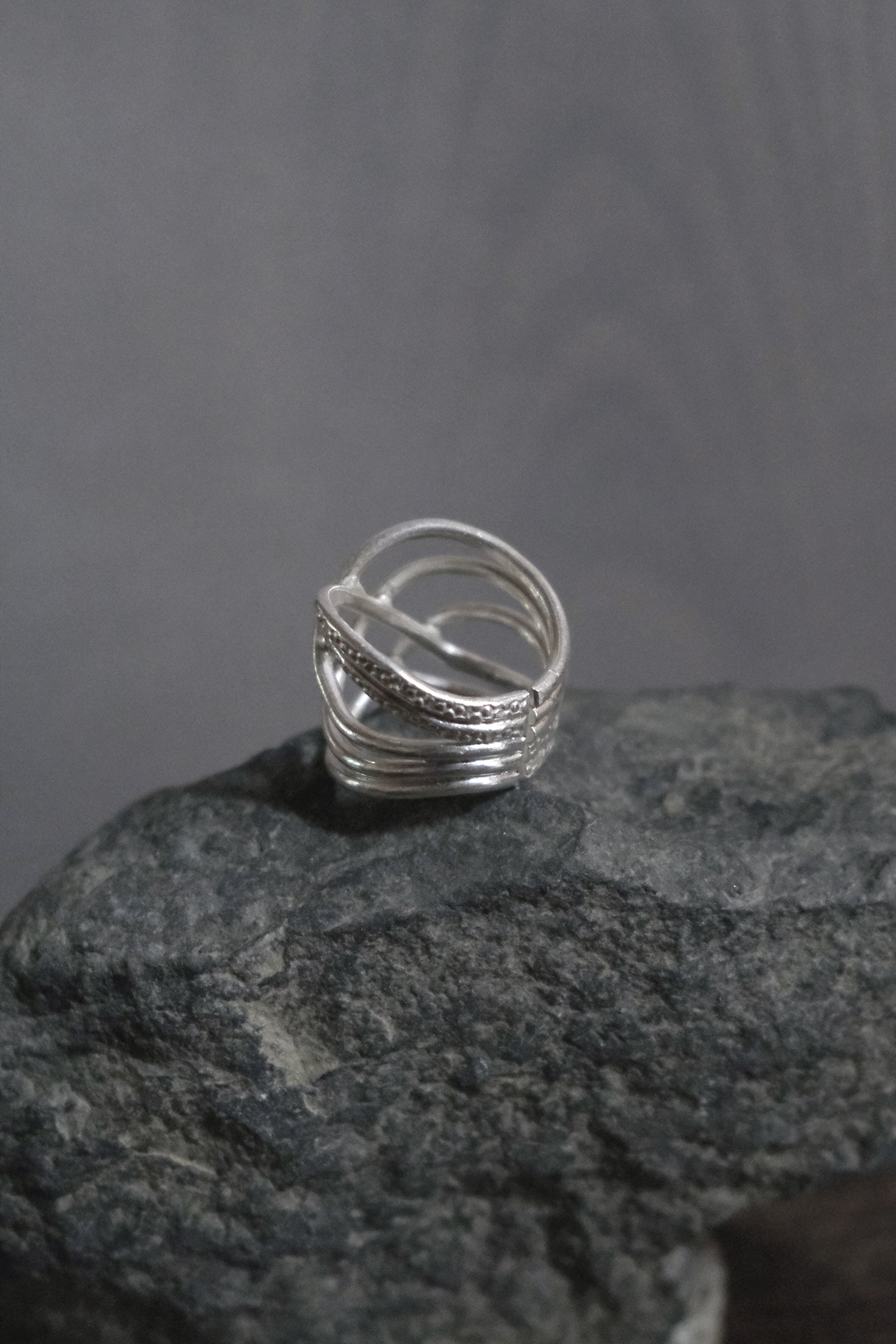Ethnic Handcrafted Silver Ring _ WA ⅩⅦ