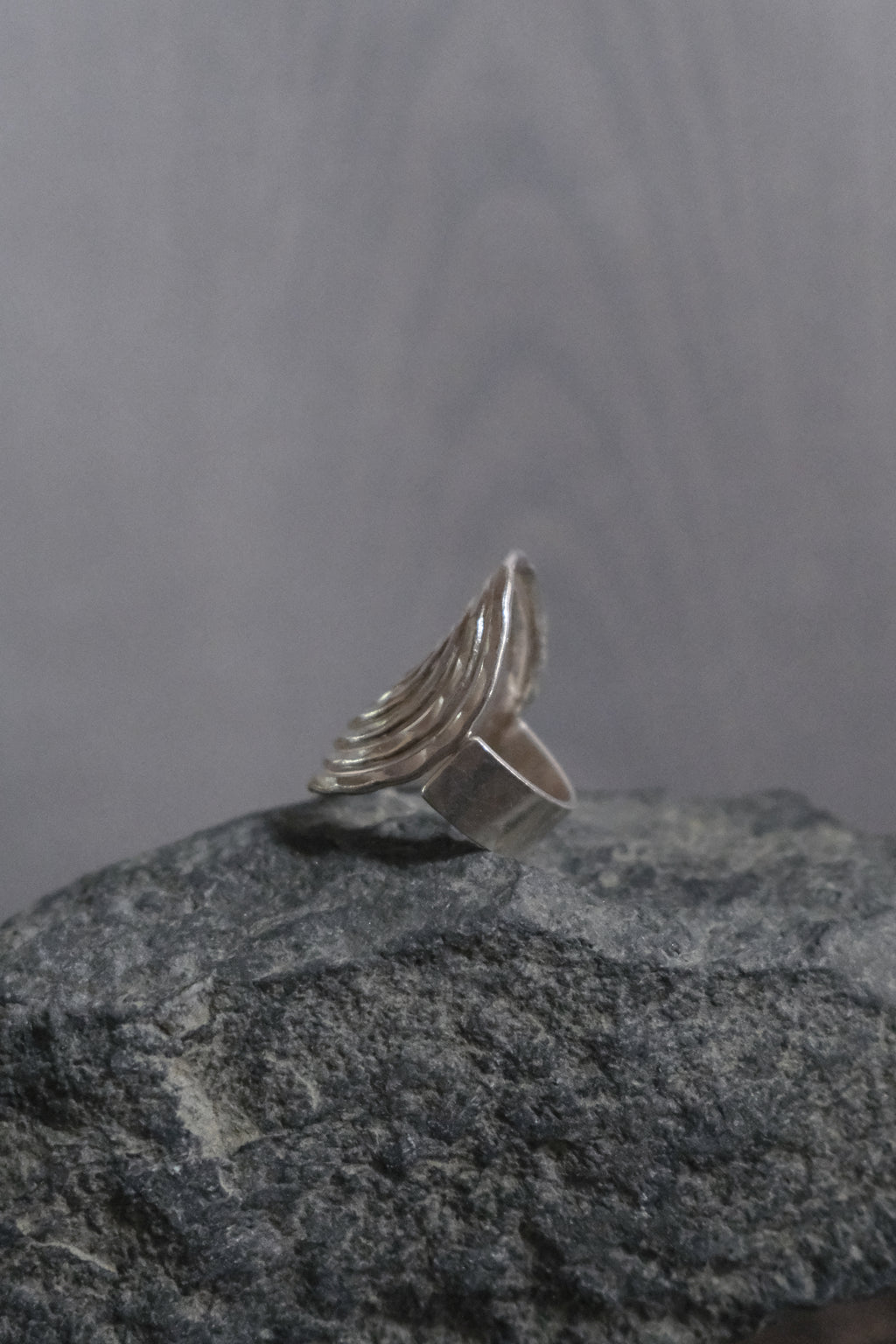 Ethnic Handcrafted Silver Ring _ WA II