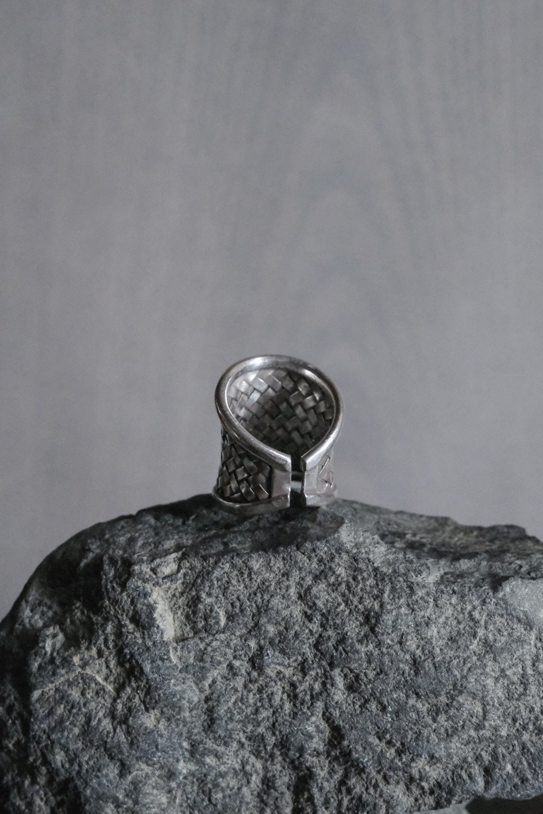 Ethnic Handcrafted Silver Ring _ WO ⅩⅤ