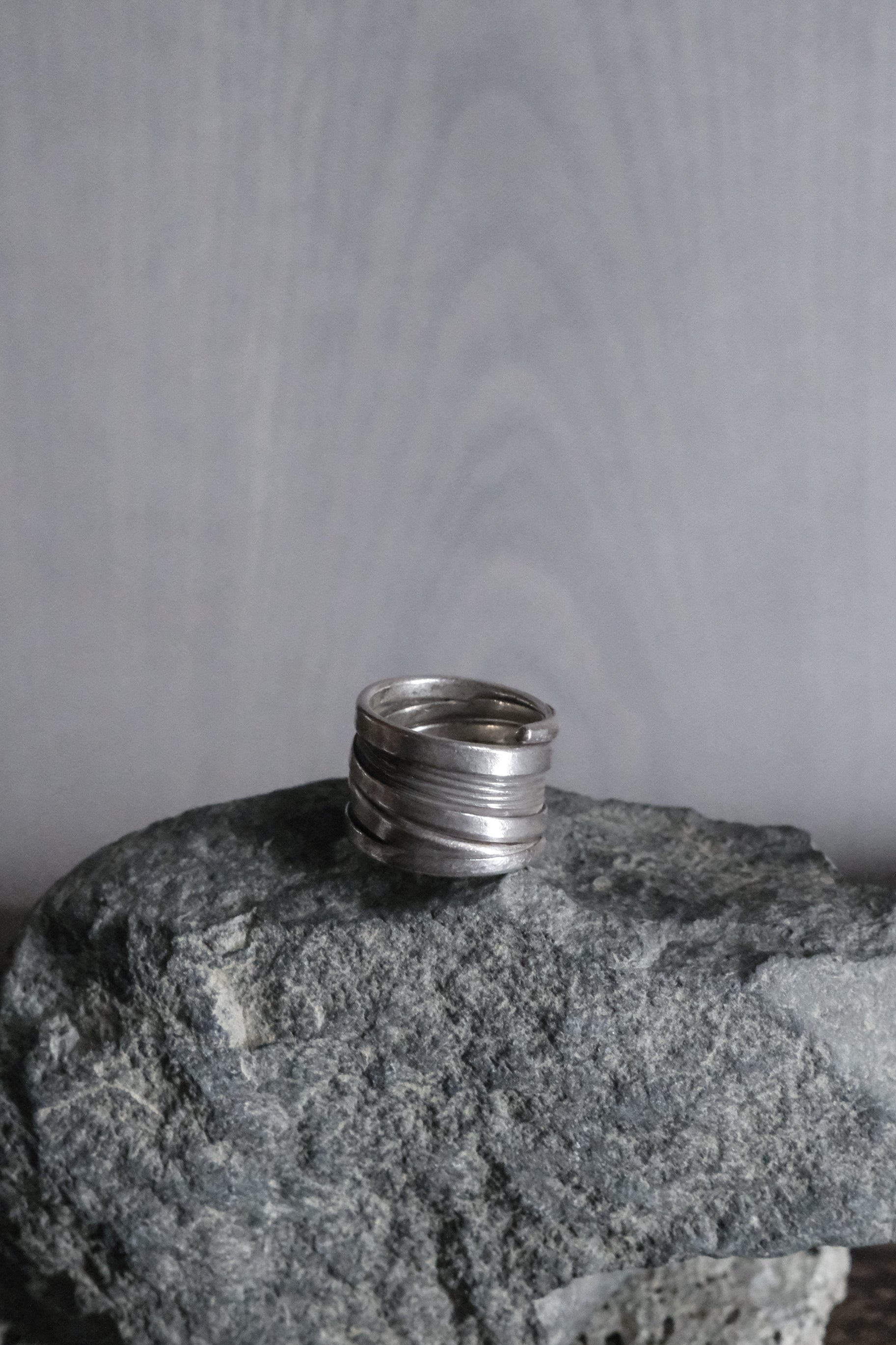 Ethnic Handcrafted Silver Ring _ WA ⅩⅣ