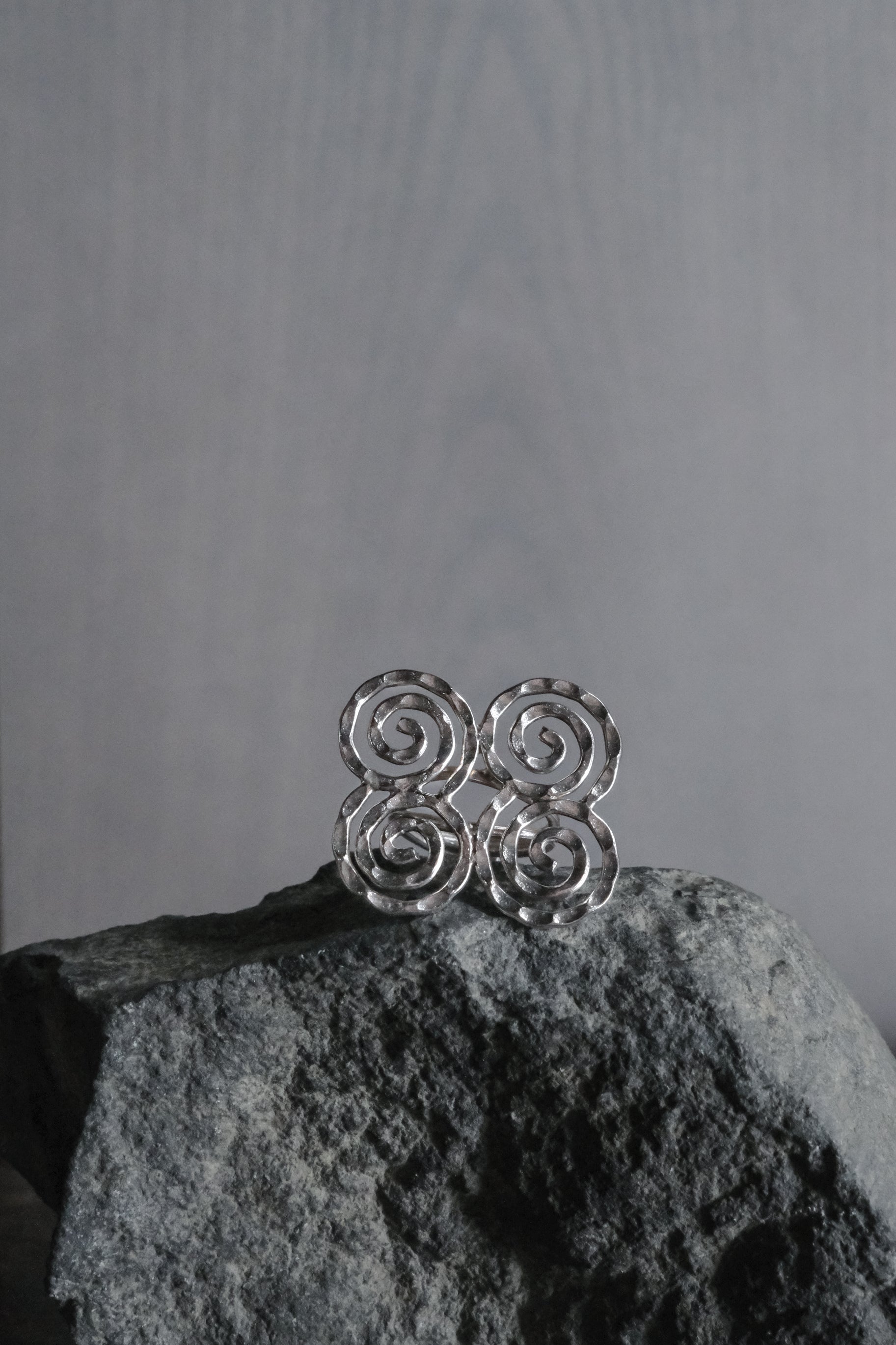 Ethnic Handcrafted Silver Ring _ WA I