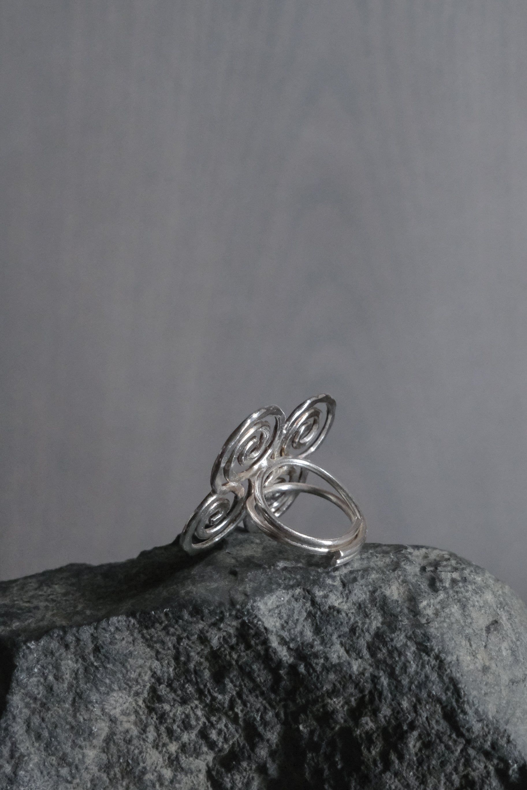 Ethnic Handcrafted Silver Ring _ WA I