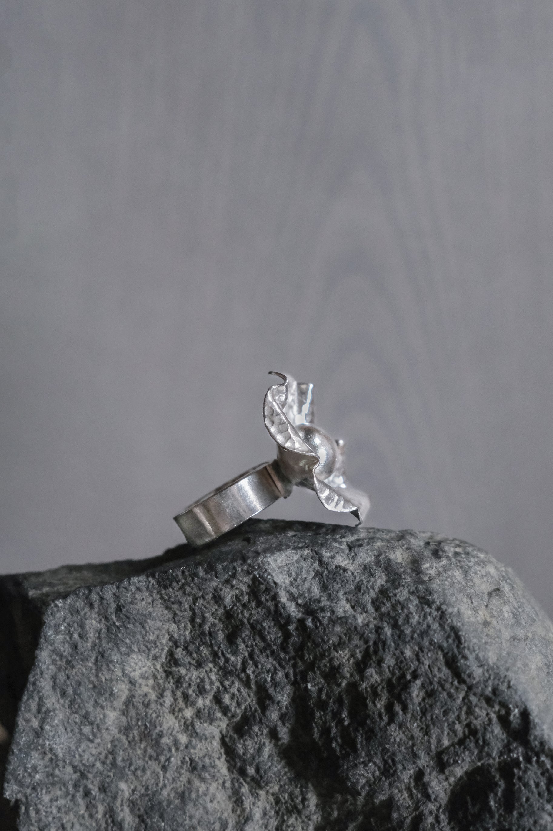 Ethnic Handcrafted Silver Ring _ BO I