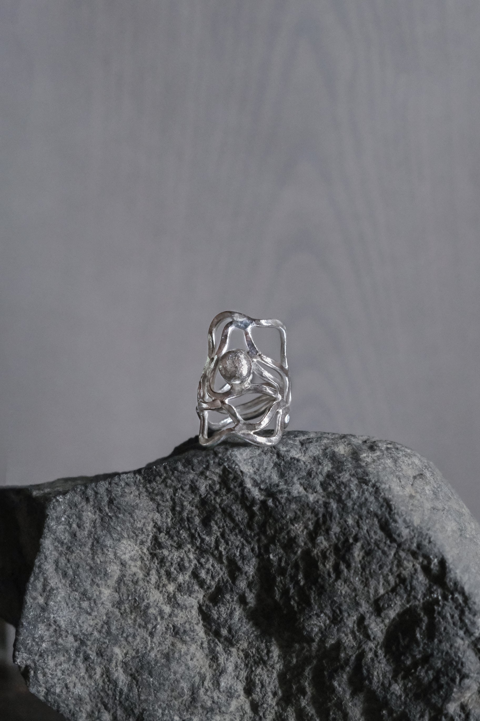 Ethnic Handcrafted Silver Ring _ WA Ⅳ