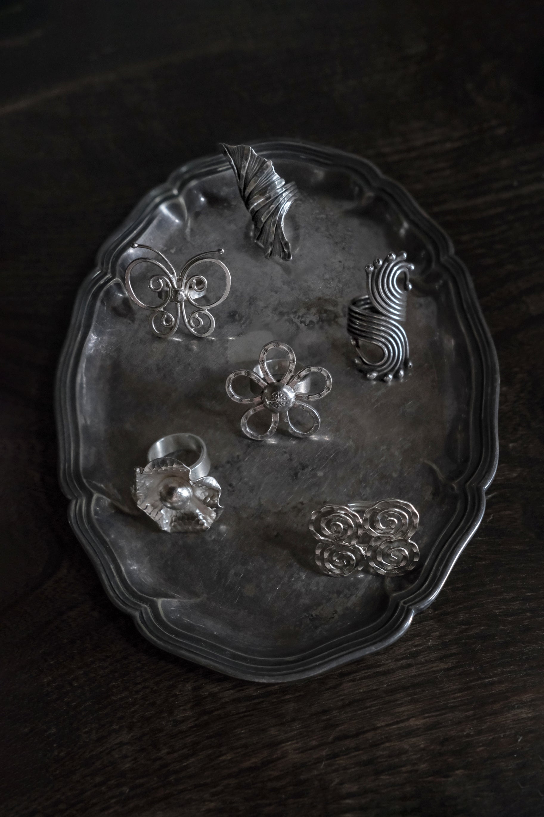 Ethnic Handcrafted Silver Ring _ WA I