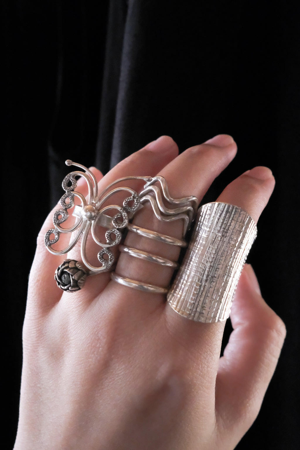 Ethnic Handcrafted Silver Ring _ WA XXII
