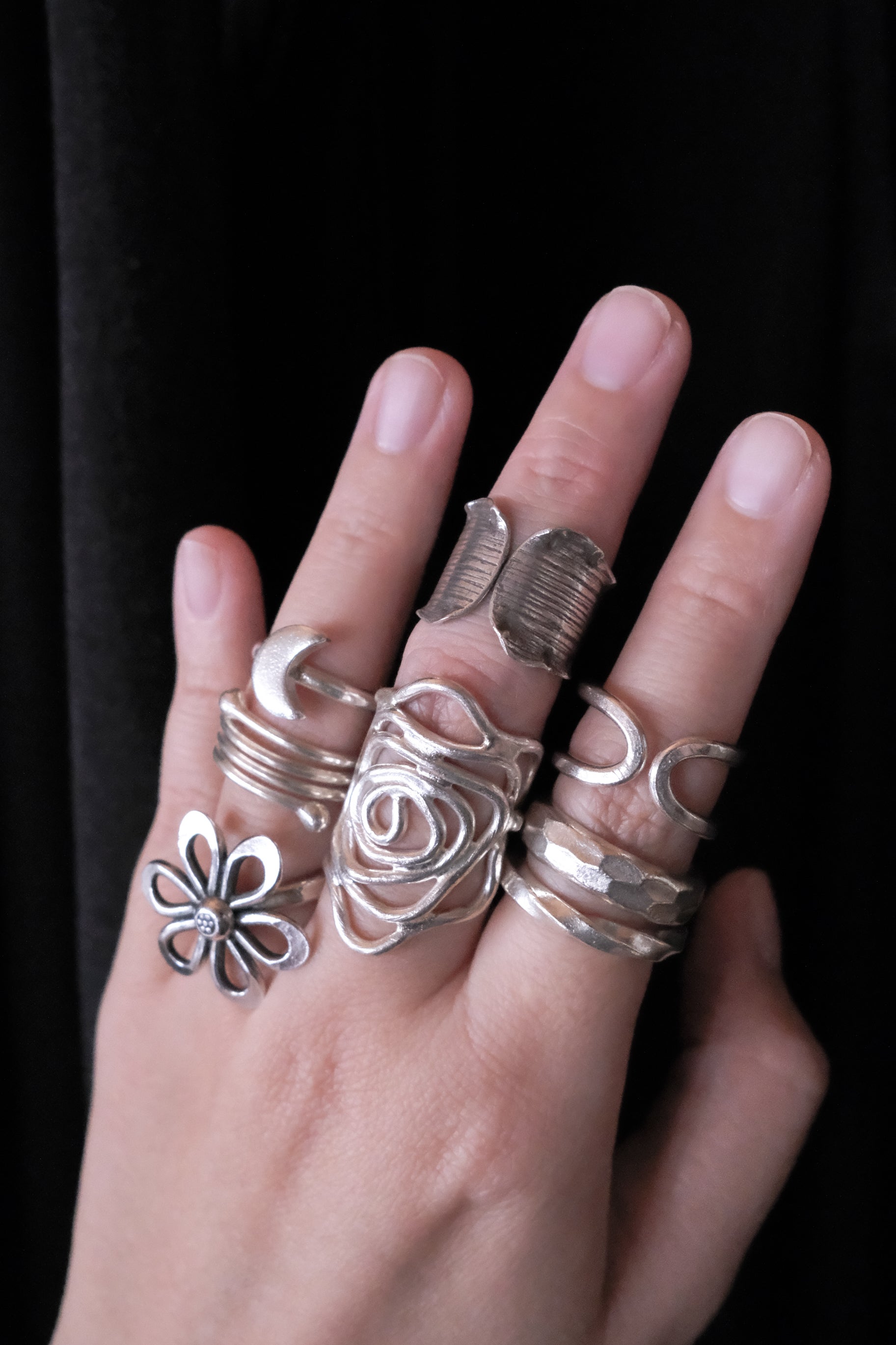 Ethnic Handcrafted Silver Ring _ MI Ⅵ