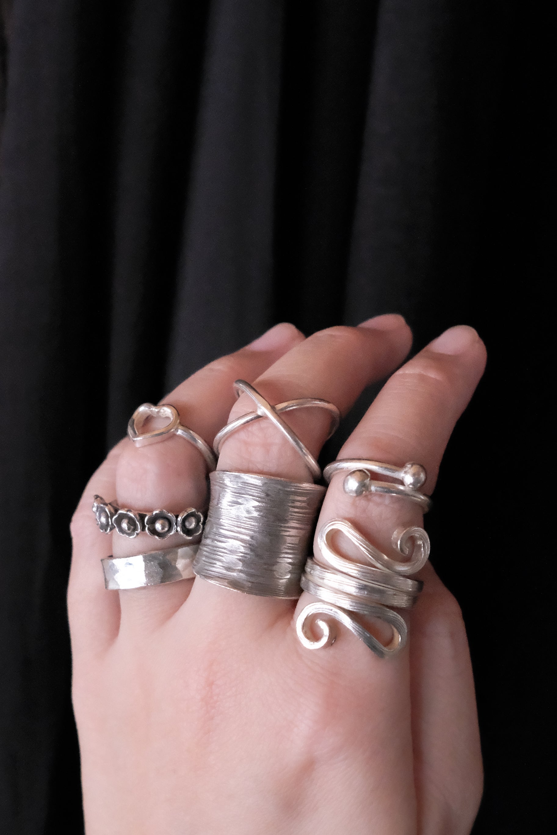 Ethnic Handcrafted Silver Ring _ MI Ⅲ