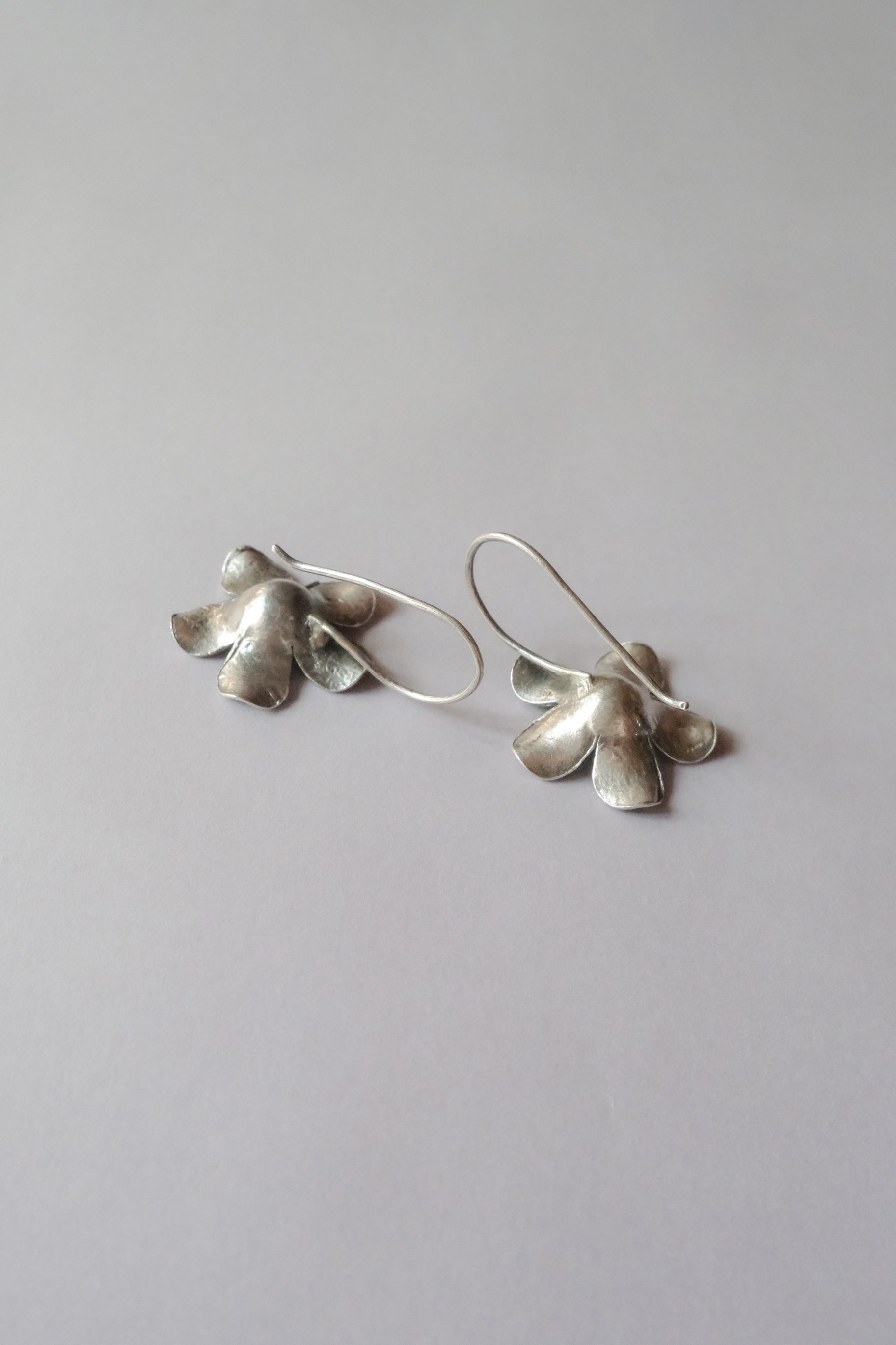 Ethnic Handcrafted Silver Earrings _ BO I