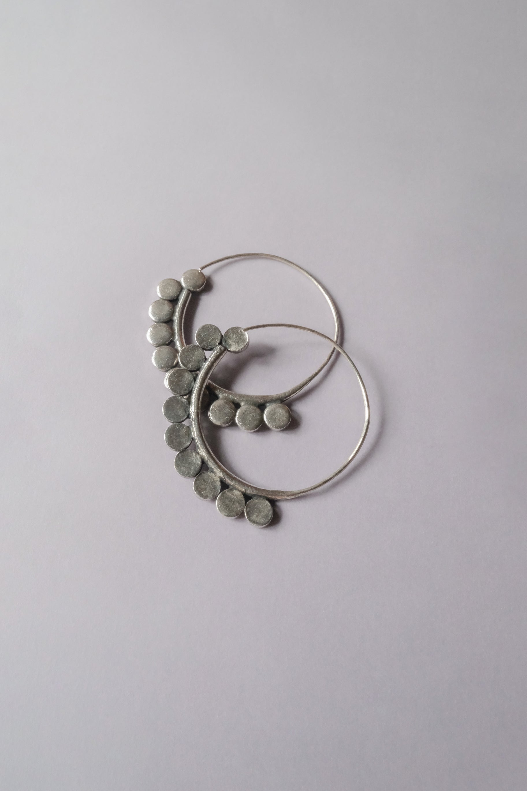 Ethnic Handcrafted Silver Earrings _ SP I